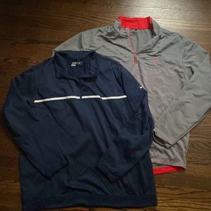 Two Nike golf pullover polos - sz xxl